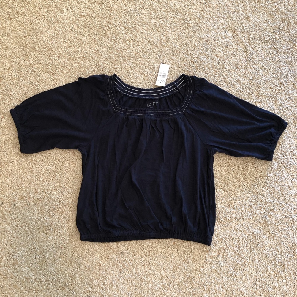 NWT - LOFT Navy Shirt